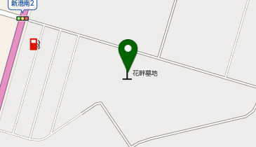 石狩市営花畔墓地の地図画像