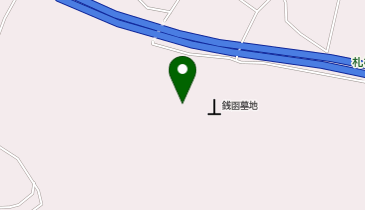 小樽市営銭函第二墓地の地図画像