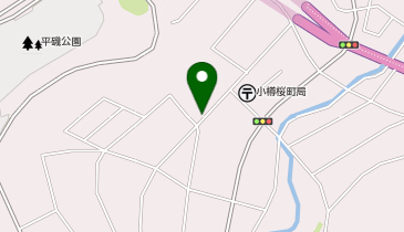 小樽市営桜墓地の地図画像