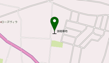 小樽市営張碓墓地の地図画像