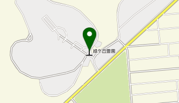北見市立緑ケ丘霊園の地図画像