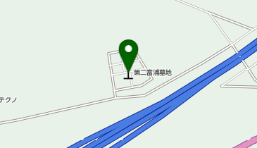 登別市営第二富浦墓地の地図画像