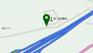 登別市共同墓の地図画像