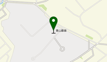 函館市東山墓園の地図画像