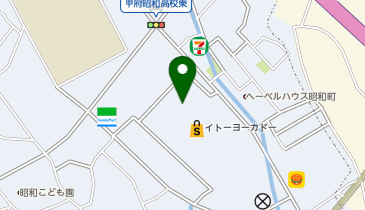 和真メガネ イトーヨーカドー甲府昭和店の地図画像
