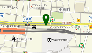小林整骨院 上本町の地図画像
