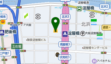 【8/17オープン】焼鳥 とり藤/LAB O PIZZA(ラブ オ ピザ) 淀屋橋odona店の地図画像