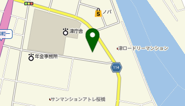 【9/11オープン】そよら 津桜橋の地図画像