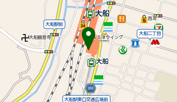 【8/27オープン】ontime(オンタイム) 大船ルミネウイング店の地図画像