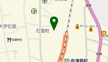【8/8オープン】アカベコランド 会津若松駅前店の地図画像