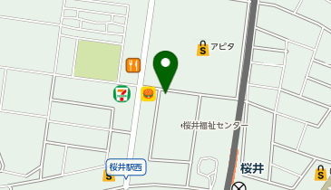 【9/29オープン】美容プラージュ 安城桜井店の地図画像