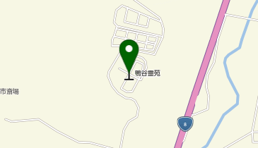 越前市鴨谷霊苑の地図画像
