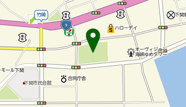 オーヴィジョン海峡ゆめ広場の地図画像