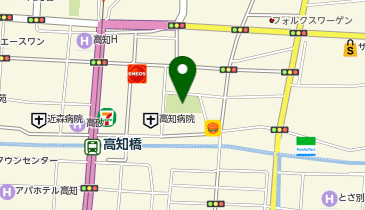 高知病院・リハビリ相生町公園の地図画像