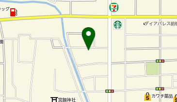 前橋市元総社公民館の地図画像