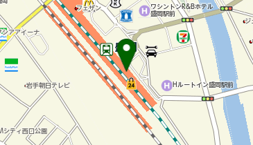 お持ち帰りからあげ・ピザ専門店 鶏王 盛岡駅店の地図画像