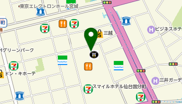 北海道どさんこプラザ 仙台店の地図画像