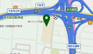 名古屋市立千音寺小学校の地図画像