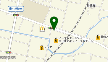 【8/25オープン】メンズカーブス 甲府オギノバリオ店の地図画像