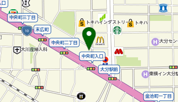 【7/31オープン】AREUM BAGEL 大分店の地図画像