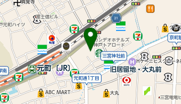 【8/1オープン】Yoajung 神戸三宮店の地図画像