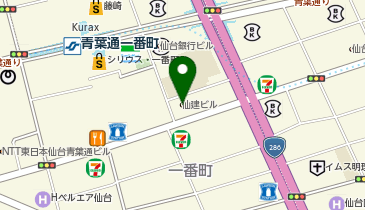 【8/6オープン】YOGURT WORLD 仙台店の地図画像