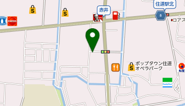 ハンバーガーインダハウス コマゲンの地図画像