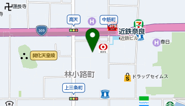 【8/17オープン】肉のあさつ 近鉄奈良店の地図画像