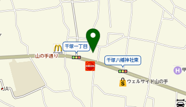 【8/13オープン】東京餃子肉汁王子 甲府千塚店の地図画像
