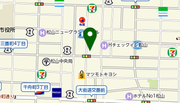 【8/8オープン】YOGURT WORLD 松山大街道店の地図画像