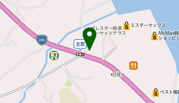 CAFE FAAH 時津店の地図画像