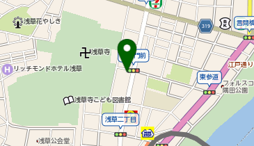 【8/8オープン】Insta360 浅草本店の地図画像