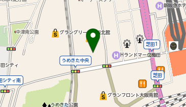 【8/8オープン】テスラ グランフロント大阪の地図画像