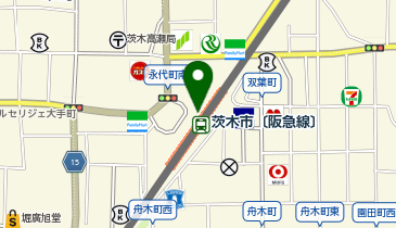 【8/28オープン】バイセル ロサヴィア茨木店の地図画像