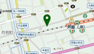 【7/15オープン】芦屋製麺所 がんじゅーの地図画像