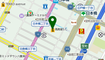 【8/12オープン】FAS 日本橋高島屋の地図画像