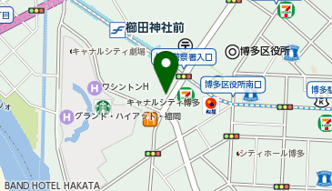 【9/4オープン】LOWYAキャナルシティ博多店の地図画像