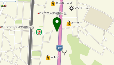 【8/21オープン】YOGURT WORLD 大和店の地図画像
