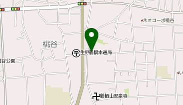 SAMI COSMETIC 桃谷本店の地図画像