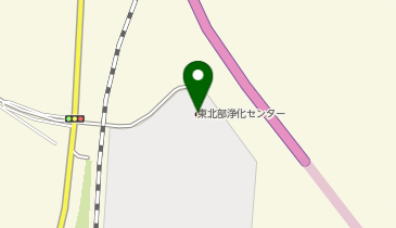 東北部浄化センターの地図画像