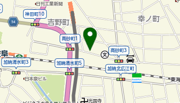 メイツ岐阜の地図画像