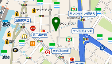 麻雀 池袋ファンキーレモン!の地図画像