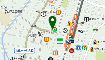 ブルーム 松戸店の地図画像