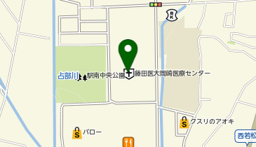 カフェ・ド・クリエ ホピタル 藤田医科大学病院岡崎医療センター店の地図画像