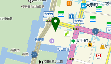 パレスホテル東京 ウエディングの地図画像