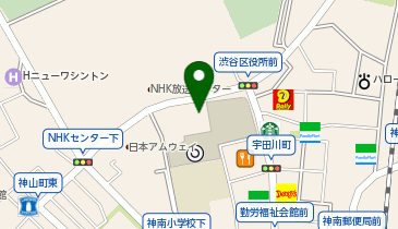 パークコート渋谷 ザ タワーの地図画像