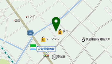 ドミー 安城横山店の地図画像