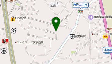 西片会館の地図画像