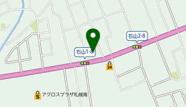 【9/4オープン】ラーメンショップ◯化 石山店の地図画像