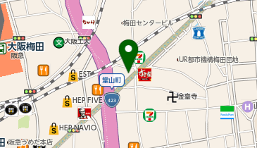 St.jewels(セントジュエルズ) 大阪本店の地図画像